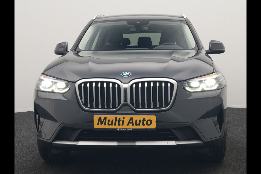 BMW X3 xDrive30e High Executive FACELIFT PHEV 293pk | Trekhaak Af Fabriek | Head Up | Camera | Harman / Kardon | Lederen Sportstoelen Memory & Ventilatie | Keyless | Blis | Stoelen & Stuur Verwarmd | Apple Carplay | Navigatie | DAB | Plug In Hybrid |