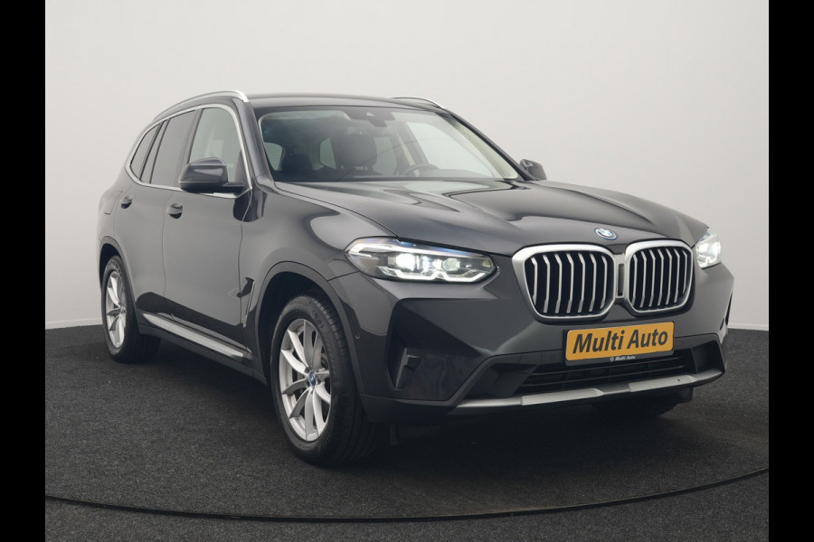 BMW X3 xDrive30e High Executive FACELIFT PHEV 293pk | Trekhaak Af Fabriek | Head Up | Camera | Harman / Kardon | Lederen Sportstoelen Memory & Ventilatie | Keyless | Blis | Stoelen & Stuur Verwarmd | Apple Carplay | Navigatie | DAB | Plug In Hybrid |