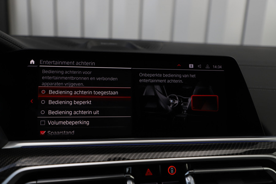 BMW X5 M Competition | 625PK | Head-up | Massage | Carbon | Bowers&Wilkins | Schaalstoelen | Keyless-go | Entertainment achterin | Sfee