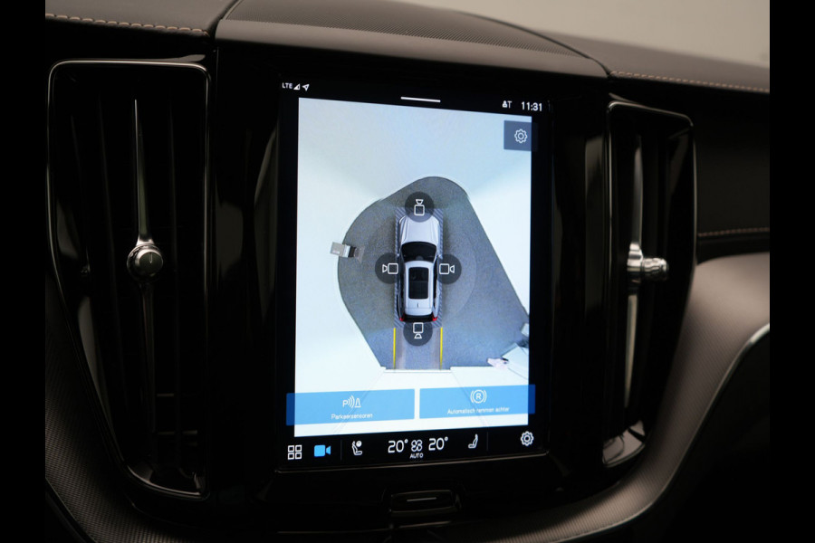 Volvo XC60 T8 AWD Plus Dark LONG RANGE PHEV 456pk Dealer O.H | Panodak | 360 Camera | Adaptive Cruise | Head Up | Adaptieve Full LED Koplampen |  Sportstoelen Memory & Verwarmd | Google Assistant | Apple Carplay | Keyless | Navigatie | Virtual | DAB |  Plug In Hybrid |