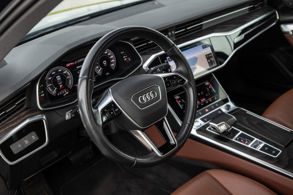 Audi A6 50 TFSI e quattro Advanced edition BRUIN LEER / CARPLAY / BTW AUTO / KEYLESS / DEALER ONDERHOUDEN