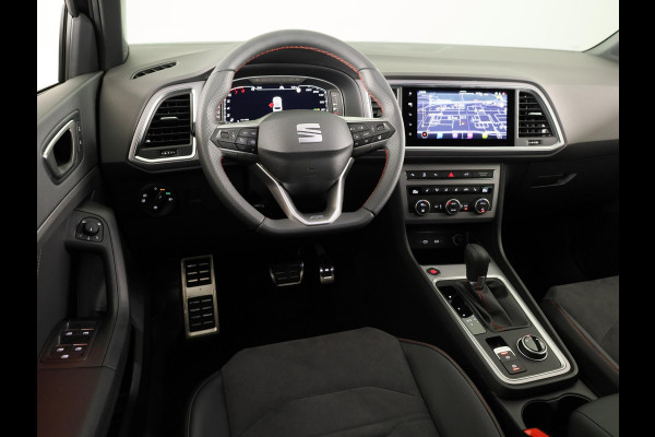 Seat Ateca 1.5 TSI FR Business Intense | SEAT Audio System | Velgen 'Exclusive Glossy Black', 19 inch | Kuipstoelen, Dinamica Aurora Blue (suede look) | Verwambare voorstoelen + Stuurwiel | Reservewiel 18" staal