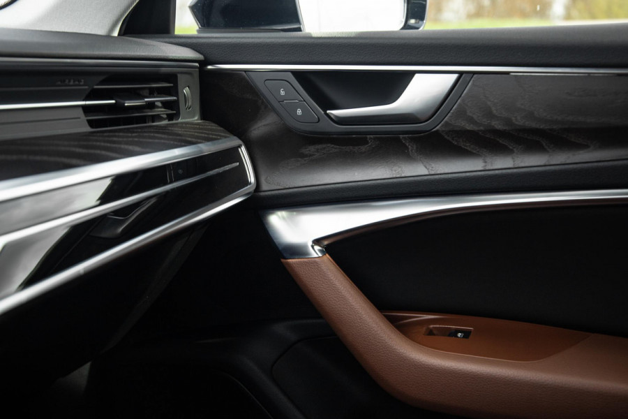 Audi A6 50 TFSI e quattro Advanced edition BRUIN LEER / CARPLAY / BTW AUTO / KEYLESS / DEALER ONDERHOUDEN