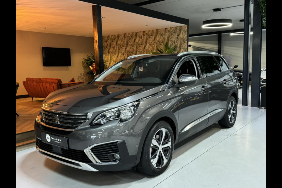 Peugeot 5008 1.2 PureTech Crossway 7P. Garantie Trekhaak Carplay 360 Camera Blindspot Cruise Navi Clima Led Lane Sfeer Rijklaar