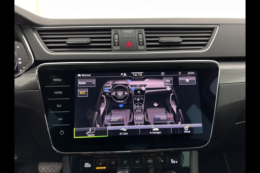 Škoda Superb Combi 1.4 TSI iV Sportline Business (Plug-in) (INCL.BTW) *PANO | ADAPTIVE-CRUISE | LEATHER-MICROFIBRE | FULL-LED | BLINDSPOT | MEMORY-PACK | TOP-VIEW | HEATED-COMFORTSEATS | KEYLESS | DIGI-COCKPIT | NAVI-FULLMAP | ECC | PDC | 19''ALU*