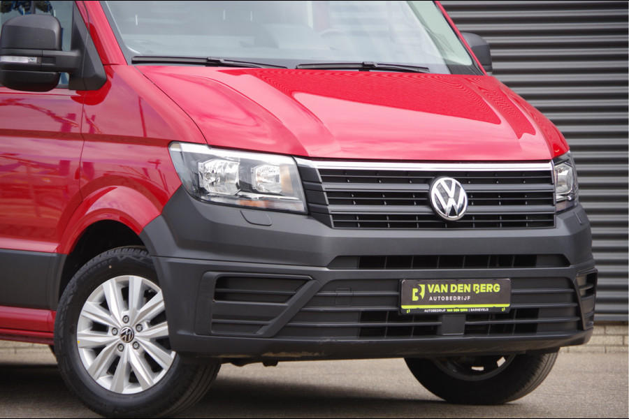 Volkswagen Crafter 35 2.0 TDI L3H3(L2H2) 3-ZITS, 177PK, TREKHAAK, CAMERA, ADAPT. CRUISE, VOORRUIT VERWARMING, CARPLAY