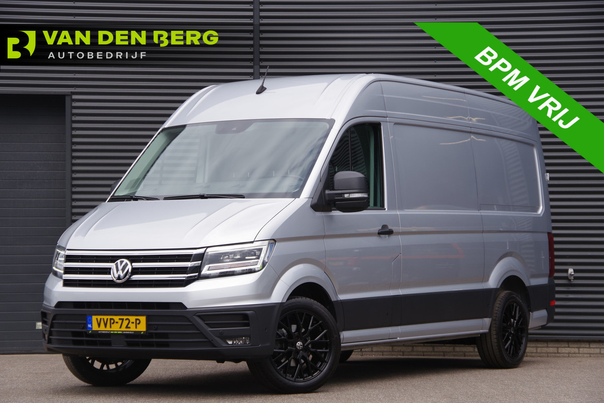 Volkswagen Crafter 35 2.0 TDI L3H3 75 EDITION 177PK AUT. LED, LEDER, TREKHAAK, ERGO ACTIVE GEVEERDE STOEL, STUURVERWARMING, STOELVERWARMING, VOORRU