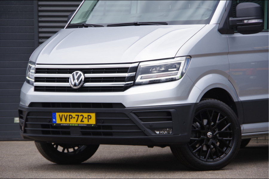 Volkswagen Crafter 35 2.0 TDI L3H3 75 EDITION 177PK AUT. LED, LEDER, TREKHAAK, ERGO ACTIVE GEVEERDE STOEL, STUURVERWARMING, STOELVERWARMING, VOORRU