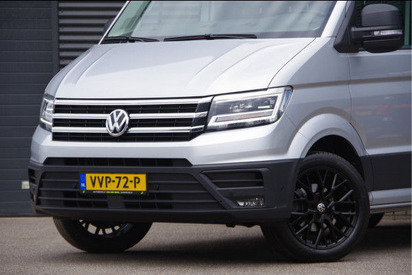 Volkswagen Crafter 35 2.0 TDI L3H3 75 EDITION 177PK AUT. LED, LEDER, TREKHAAK, ERGO ACTIVE GEVEERDE STOEL, STUURVERWARMING, STOELVERWARMING, VOORRU
