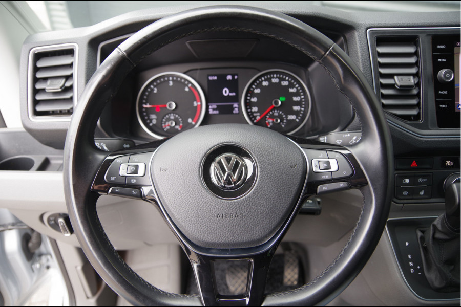 Volkswagen Crafter 35 2.0 TDI L3H3 75 EDITION 177PK AUT. LED, LEDER, TREKHAAK, ERGO ACTIVE GEVEERDE STOEL, STUURVERWARMING, STOELVERWARMING, VOORRU