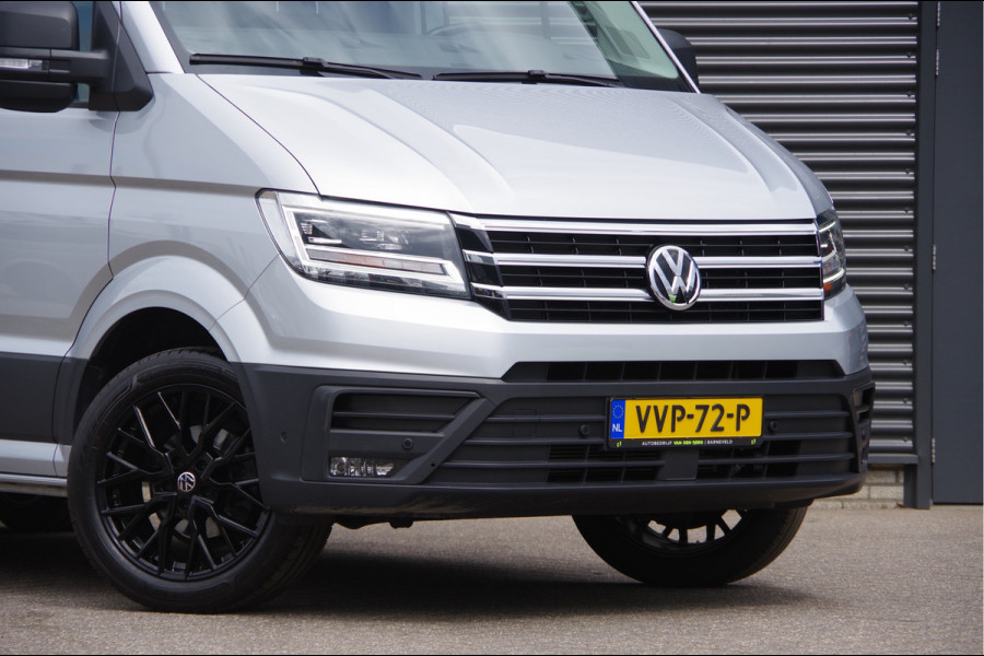 Volkswagen Crafter 35 2.0 TDI L3H3 75 EDITION 177PK AUT. LED, LEDER, TREKHAAK, ERGO ACTIVE GEVEERDE STOEL, STUURVERWARMING, STOELVERWARMING, VOORRU