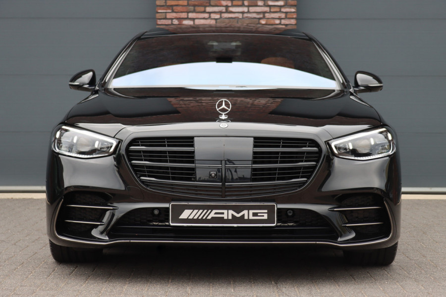 Mercedes-Benz S-Klasse 580 e 4MATIC Lang AMG Line | Airmatic | Distronic+ | Chauffeurspakket | Memory | Stoelventilatie V+A | Burmester | Soft-Close | Digital Light | Vlakkenverwarming | HUD | Zonweringspakket |