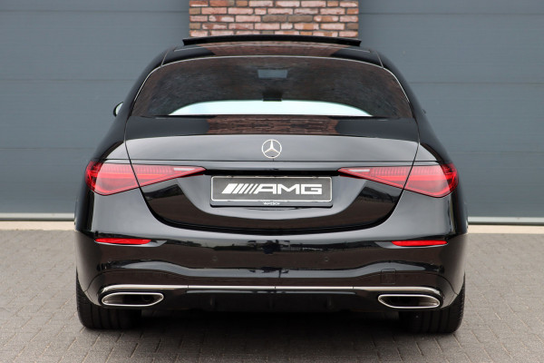 Mercedes-Benz S-Klasse 580 e 4MATIC Lang AMG Line | Airmatic | Distronic+ | Chauffeurspakket | Memory | Stoelventilatie V+A | Burmester | Soft-Close | Digital Light | Vlakkenverwarming | HUD | Zonweringspakket |