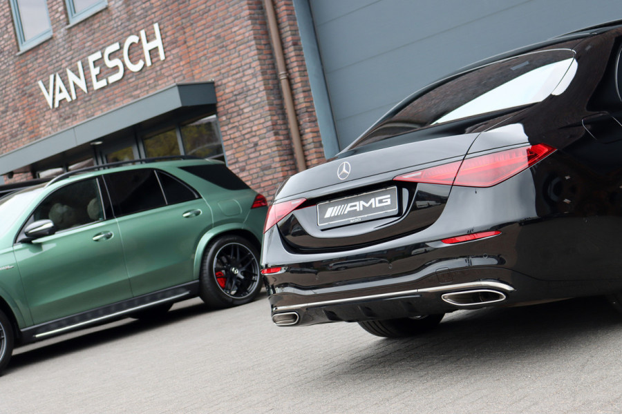 Mercedes-Benz S-Klasse 580 e 4MATIC Lang AMG Line | Airmatic | Distronic+ | Chauffeurspakket | Memory | Stoelventilatie V+A | Burmester | Soft-Close | Digital Light | Vlakkenverwarming | HUD | Zonweringspakket |