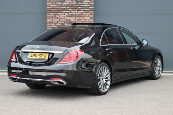 Mercedes-Benz S-Klasse 560 e Lang AMG Line | Luchtvering | Distronic+ | Massage | Stoelventilatie | Panoramadak | Multibeam LED | Soft-Close | Keyless Go | HUD | Apple Carplay |