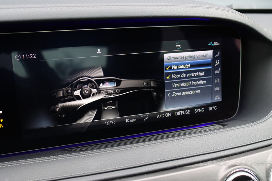 Mercedes-Benz S-Klasse 560 e Lang AMG Line | Luchtvering | Distronic+ | Massage | Stoelventilatie | Panoramadak | Multibeam LED | Soft-Close | Keyless Go | HUD | Apple Carplay |