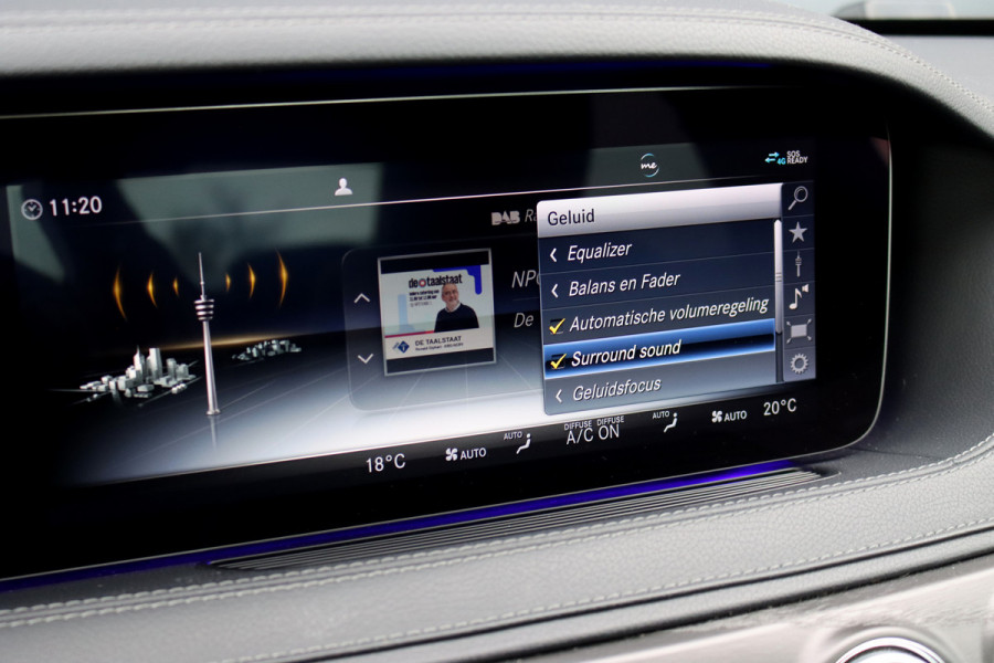 Mercedes-Benz S-Klasse 560 e Lang AMG Line | Luchtvering | Distronic+ | Massage | Stoelventilatie | Panoramadak | Multibeam LED | Soft-Close | Keyless Go | HUD | Apple Carplay |