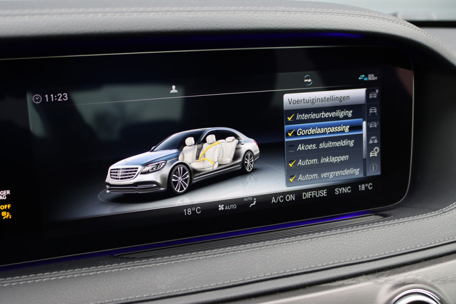 Mercedes-Benz S-Klasse 560 e Lang AMG Line | Luchtvering | Distronic+ | Massage | Stoelventilatie | Panoramadak | Multibeam LED | Soft-Close | Keyless Go | HUD | Apple Carplay |