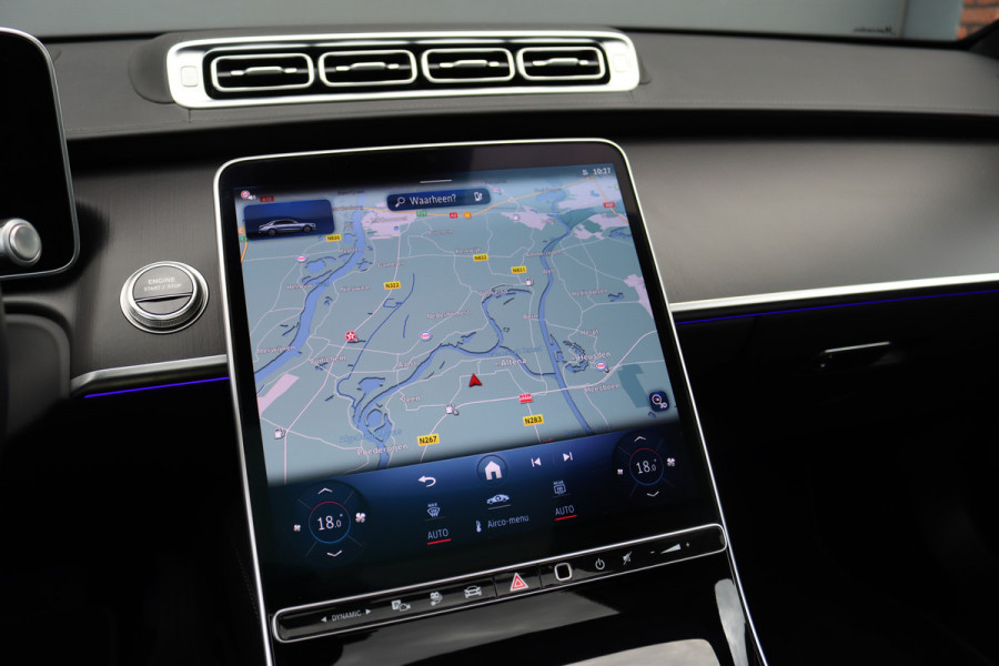 Mercedes-Benz S-Klasse 580 e 4MATIC Lang | Luchtvering | Achterasbesturing | Distronic+ | Chauffeurspakket | Stoelventilatie | Massage | Stoelventilatie V+A | HUD | Exclusiefpakket | Zonweringpakket | Vlakkenverwarming |