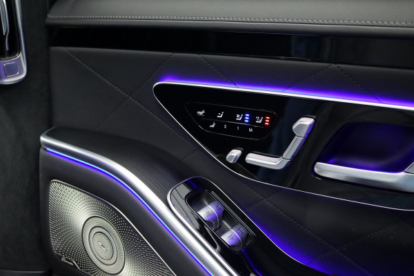 Mercedes-Benz S-Klasse 580 e 4MATIC Lang | Luchtvering | Achterasbesturing | Distronic+ | Chauffeurspakket | Stoelventilatie | Massage | Stoelventilatie V+A | HUD | Exclusiefpakket | Zonweringpakket | Vlakkenverwarming |