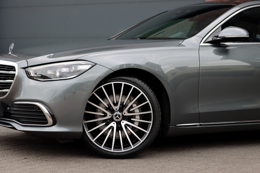 Mercedes-Benz S-Klasse 580 e 4MATIC Lang | Luchtvering | Achterasbesturing | Distronic+ | Chauffeurspakket | Stoelventilatie | Massage | Stoelventilatie V+A | HUD | Exclusiefpakket | Zonweringpakket | Vlakkenverwarming |