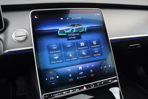 Mercedes-Benz S-Klasse 580 e 4MATIC Lang | Luchtvering | Achterasbesturing | Distronic+ | Chauffeurspakket | Stoelventilatie | Massage | Stoelventilatie V+A | HUD | Exclusiefpakket | Zonweringpakket | Vlakkenverwarming |