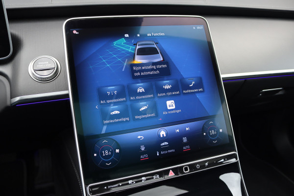 Mercedes-Benz S-Klasse 580 e 4MATIC Lang | Luchtvering | Achterasbesturing | Distronic+ | Chauffeurspakket | Stoelventilatie | Massage | Stoelventilatie V+A | HUD | Exclusiefpakket | Zonweringpakket | Vlakkenverwarming |