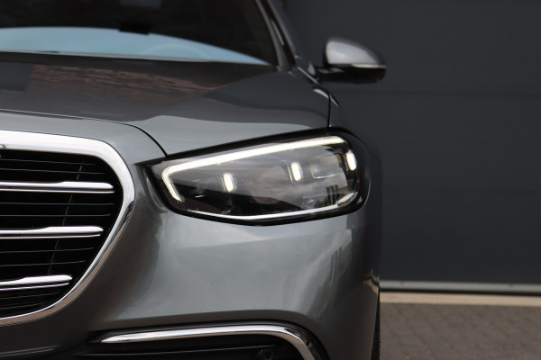 Mercedes-Benz S-Klasse 580 e 4MATIC Lang | Luchtvering | Achterasbesturing | Distronic+ | Chauffeurspakket | Stoelventilatie | Massage | Stoelventilatie V+A | HUD | Exclusiefpakket | Zonweringpakket | Vlakkenverwarming |