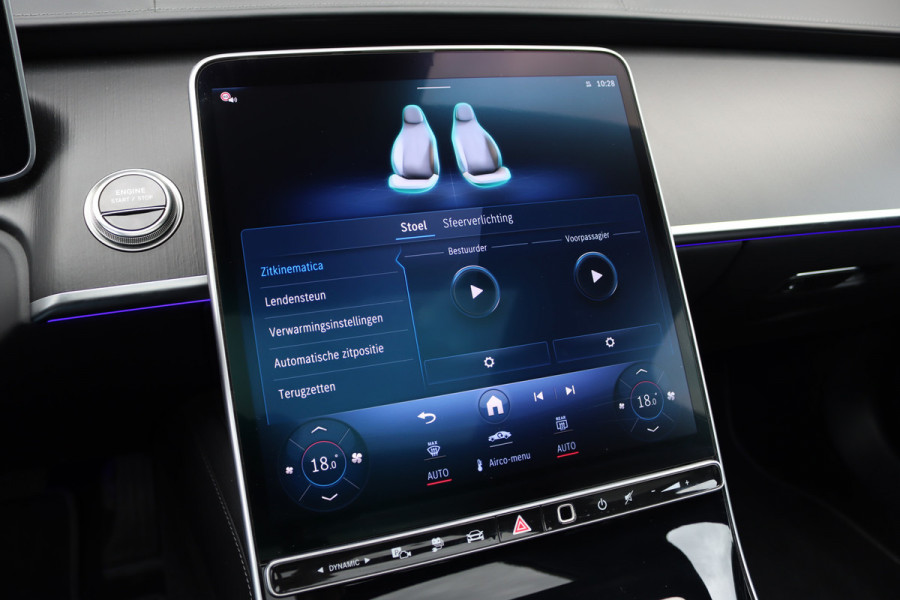 Mercedes-Benz S-Klasse 580 e 4MATIC Lang | Luchtvering | Achterasbesturing | Distronic+ | Chauffeurspakket | Stoelventilatie | Massage | Stoelventilatie V+A | HUD | Exclusiefpakket | Zonweringpakket | Vlakkenverwarming |