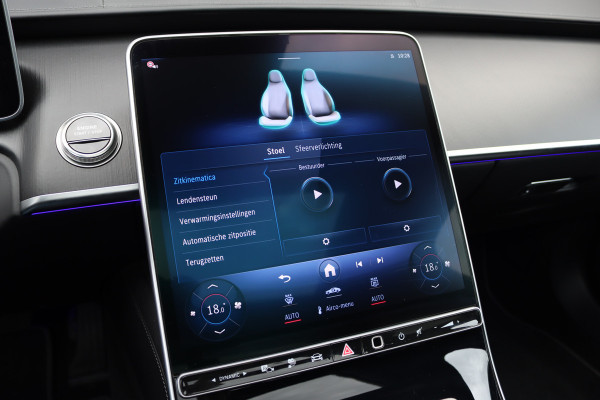 Mercedes-Benz S-Klasse 580 e 4MATIC Lang | Luchtvering | Achterasbesturing | Distronic+ | Chauffeurspakket | Stoelventilatie | Massage | Stoelventilatie V+A | HUD | Exclusiefpakket | Zonweringpakket | Vlakkenverwarming |