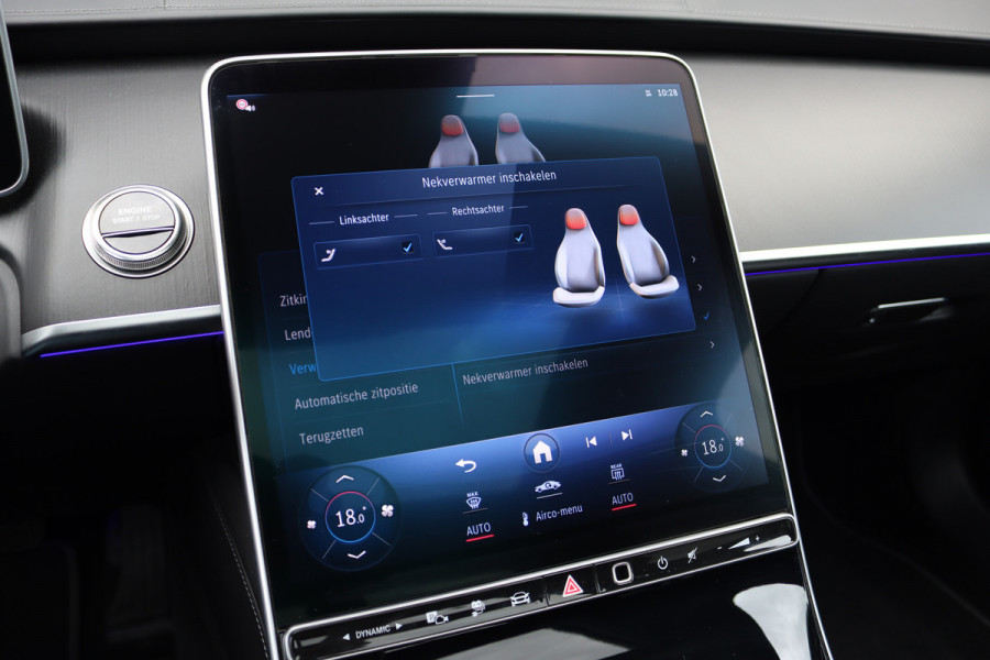 Mercedes-Benz S-Klasse 580 e 4MATIC Lang | Luchtvering | Achterasbesturing | Distronic+ | Chauffeurspakket | Stoelventilatie | Massage | Stoelventilatie V+A | HUD | Exclusiefpakket | Zonweringpakket | Vlakkenverwarming |