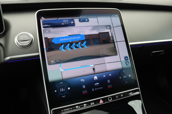 Mercedes-Benz S-Klasse 580 e 4MATIC Lang | Luchtvering | Achterasbesturing | Distronic+ | Chauffeurspakket | Stoelventilatie | Massage | Stoelventilatie V+A | HUD | Exclusiefpakket | Zonweringpakket | Vlakkenverwarming |