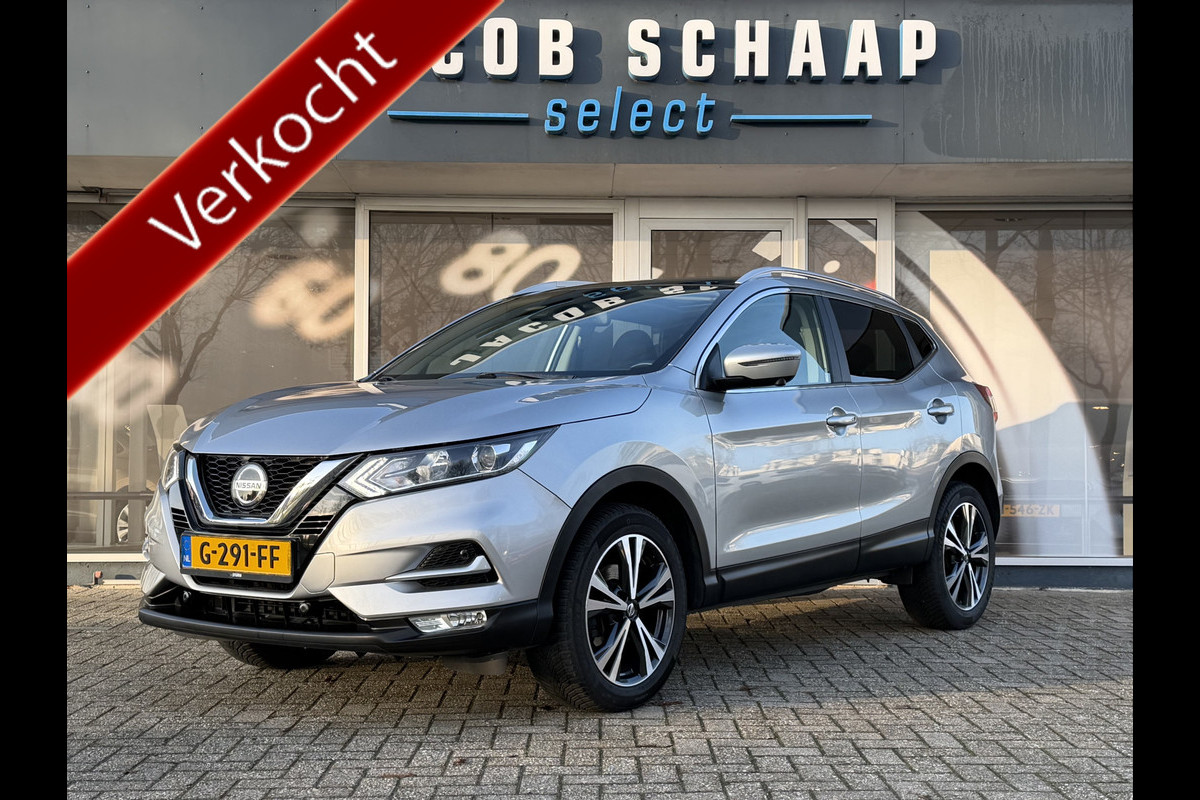 Nissan QASHQAI 1.3 DIG-T N-Connecta / Camera / Parkeersensoren / Trekhaak 1.300KG / Panoramadak / Carplay