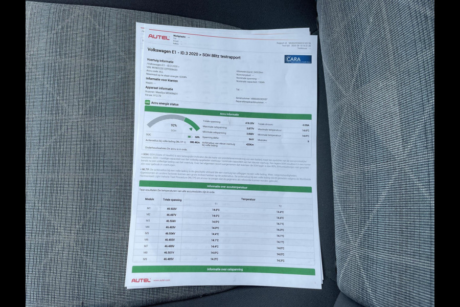 Volkswagen ID.3 Pro Edition 58 kWh 92% SOH | MEGA COMPLEET! | ADAPTIVE CRUISE | STOELVERWARMING | PANORAMADAK | 360 CAMERA | DODE HOEK SENSOR