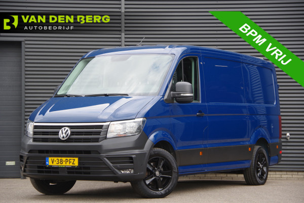 Volkswagen Crafter 35 2.0 TDI L3H2 3-ZITS, 140PK AUT. STANDKACHEL, GEV. ERGO COMFORT STOEL, CRUISE, NAVI, AIRCO