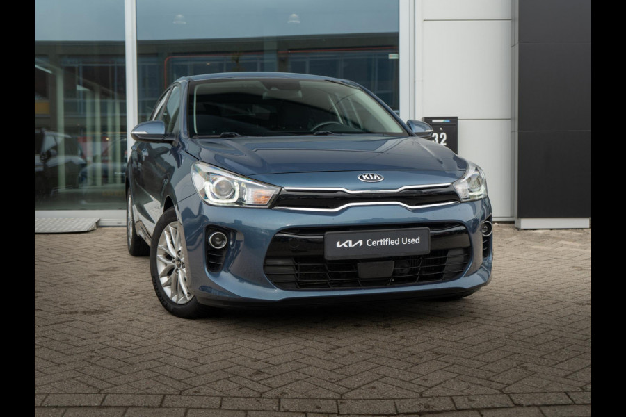 Kia Rio 1.0 TGDI DynamicPlusLine | Trekhaak | Navigatie | Climate control | Keyless | Getint glas | Armsteun | LED achterlichten | Lichtmetalen velgen