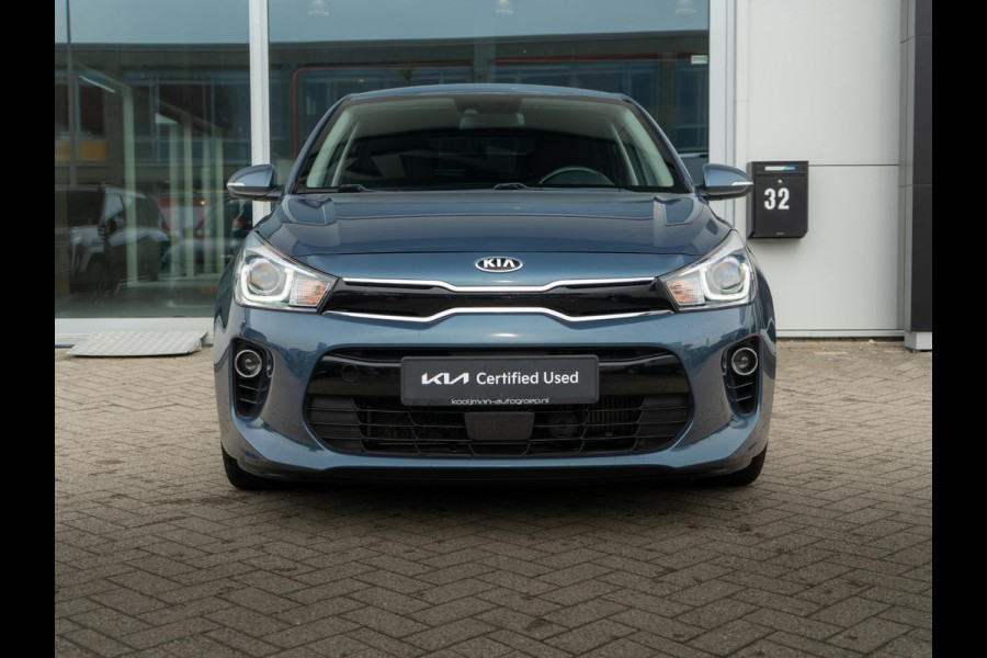 Kia Rio 1.0 TGDI DynamicPlusLine | Trekhaak | Navigatie | Climate control | Keyless | Getint glas | Armsteun | LED achterlichten | Lichtmetalen velgen