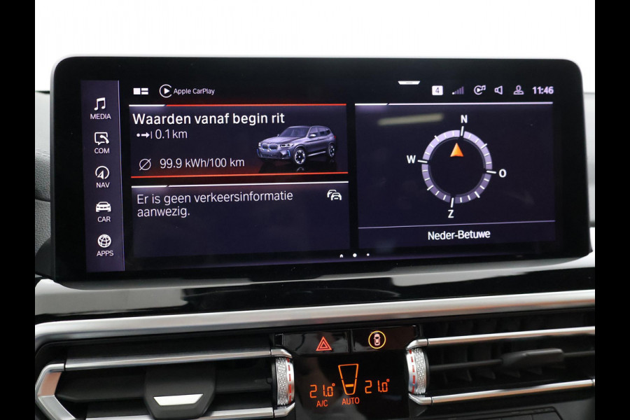 BMW iX3 80 kWh FACELIFT M-SPORT SOH 98,8% + TREKHAAK | SPORTSTOELEN LEDER | PANORAMA | ADAPTIVE CRUISE | MEMORY