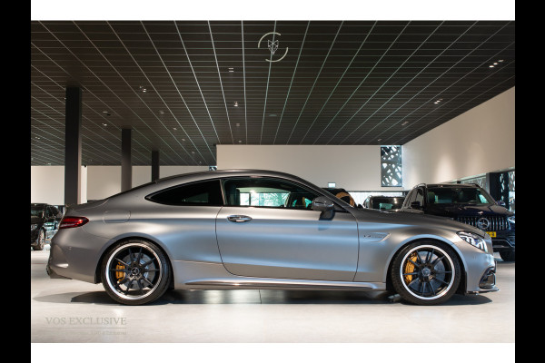 Mercedes-Benz C-Klasse AMG 63 S Coupé Ceramic|Matte lak|Aerodynamica|Full Carbon|Performance stoelen|Burmester|BTW