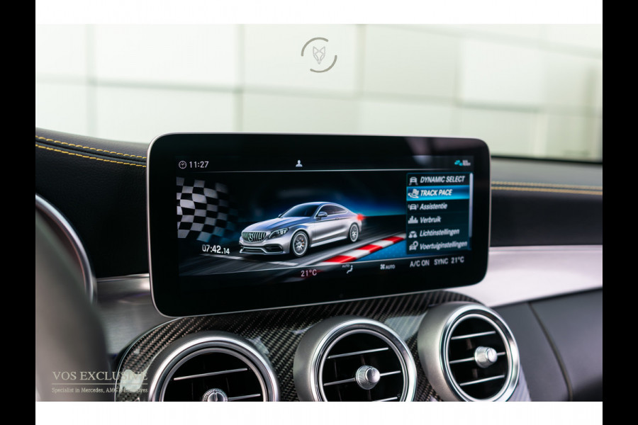 Mercedes-Benz C-Klasse AMG 63 S Coupé Ceramic|Matte lak|Aerodynamica|Full Carbon|Performance stoelen|Burmester|BTW