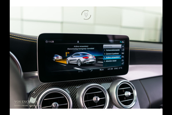 Mercedes-Benz C-Klasse AMG 63 S Coupé Ceramic|Matte lak|Aerodynamica|Full Carbon|Performance stoelen|Burmester|BTW