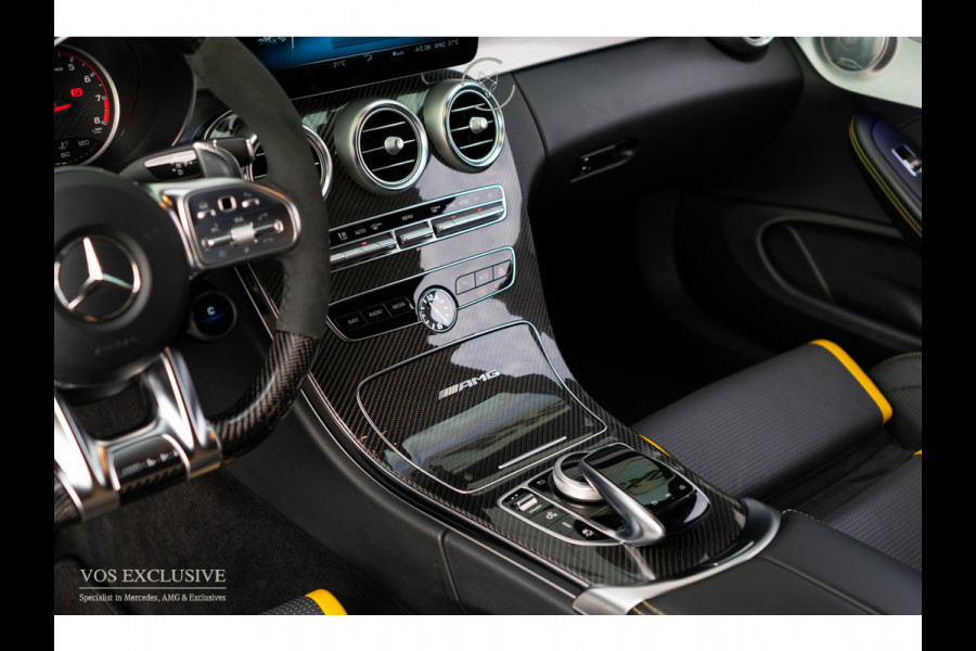 Mercedes-Benz C-Klasse AMG 63 S Coupé Ceramic|Matte lak|Aerodynamica|Full Carbon|Performance stoelen|Burmester|BTW