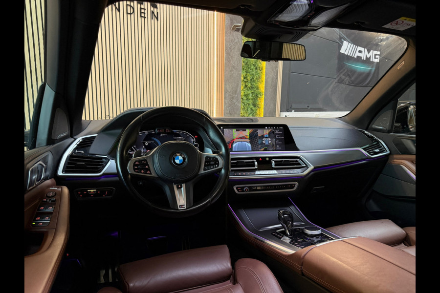 BMW X5 XDrive45e High Executive M-SPORT|PANO|HuD|H&K|360CAM|KEYLESS|TREKHAAK|AUTOPILOT|DEALER ONDERHOUDEN|SFEERVERLICHTING|VOL!