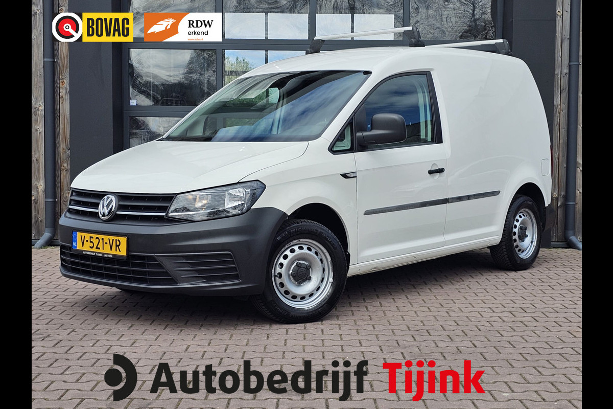 Volkswagen Caddy 2.0 TDI L1H1 BMT Trendline | Airco | Cruise | Trekhaak | All-seasons | Betimmering | Dakdragers |