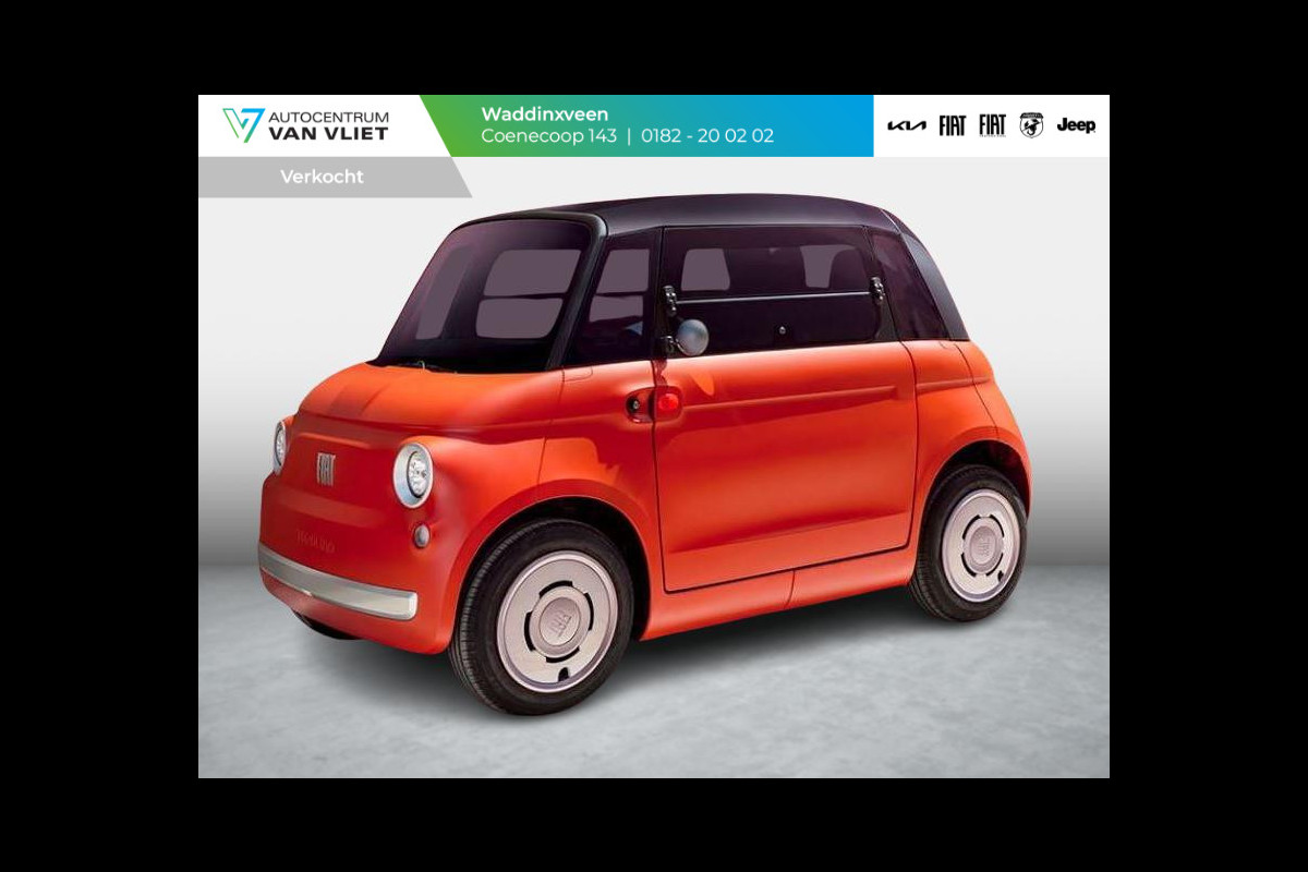 Fiat TOPOLINO Base | Rosso Corallo | Koningsdag 538 actie ! | Private Lease € 149,-* | Actieradius 75km | Rijklaar