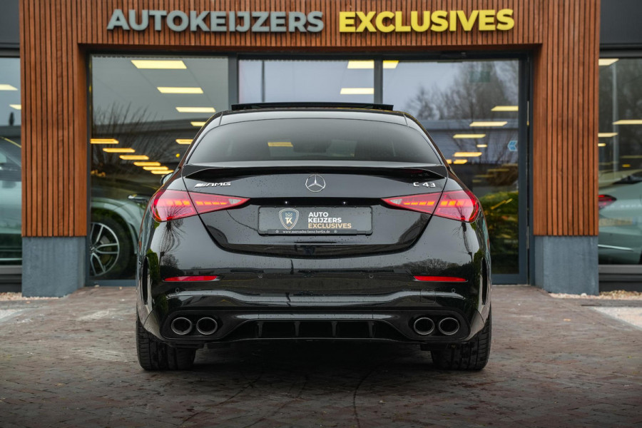 Mercedes-Benz C-Klasse AMG 43 4MATIC Panoramadak Burmester Adapt. Cruise Ambient HeadUp Nieuwe Model!
