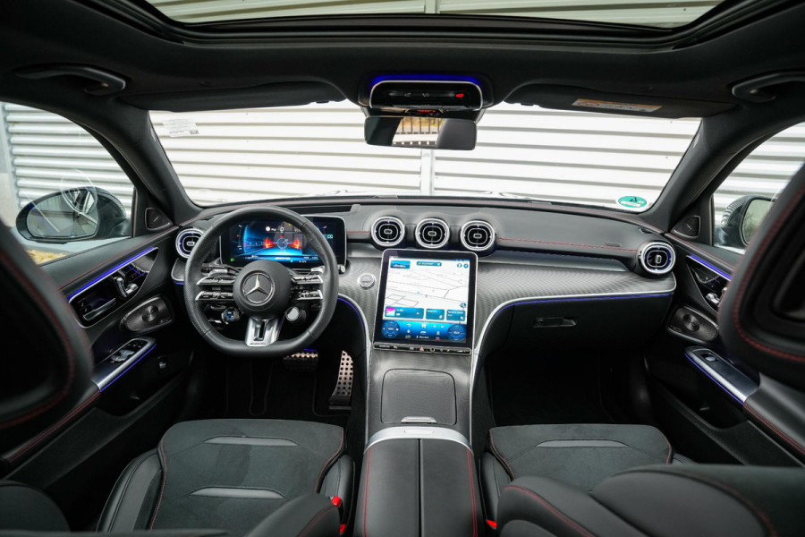 Mercedes-Benz C-Klasse AMG 43 4MATIC Panoramadak Burmester Adapt. Cruise Ambient HeadUp Nieuwe Model!