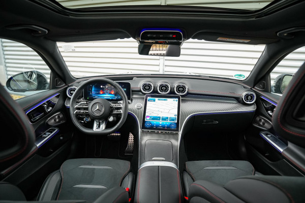 Mercedes-Benz C-Klasse AMG 43 4MATIC Panoramadak Burmester Adapt. Cruise Ambient HeadUp Nieuwe Model!