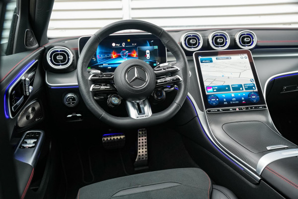 Mercedes-Benz C-Klasse AMG 43 4MATIC Panoramadak Burmester Adapt. Cruise Ambient HeadUp Nieuwe Model!
