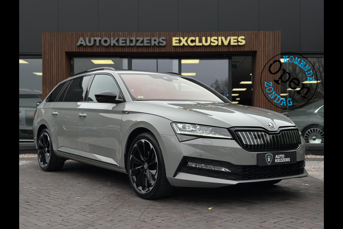 Škoda Superb Combi 1.4 TSI iV Sportline Business Panoramadak Adapt. Cruise LED Standkachel Trekhaak 19''LM